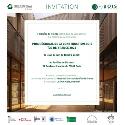 Prix Régional de la Construction Bois Île-de-France 2022